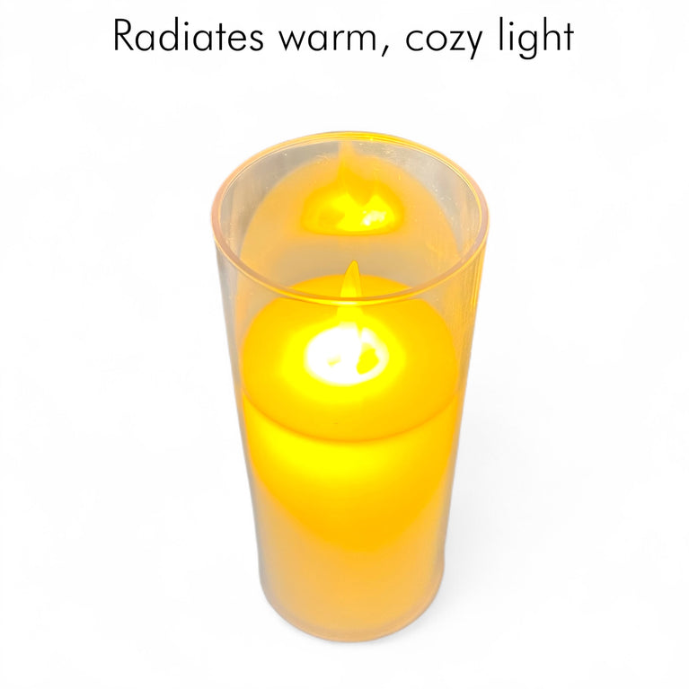 Flameless Candles - Battery Operated with Remote 3-Pack