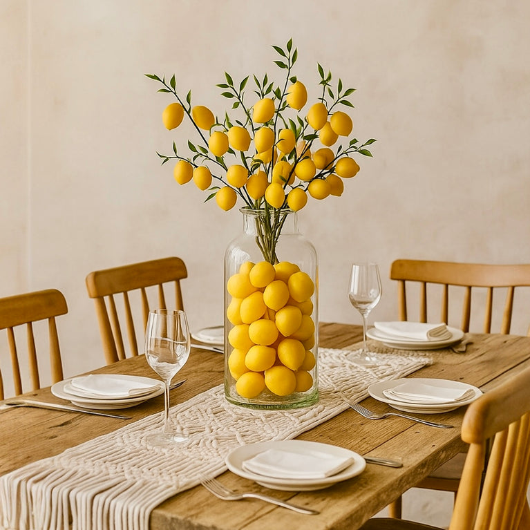 Artificial Lemon Branches