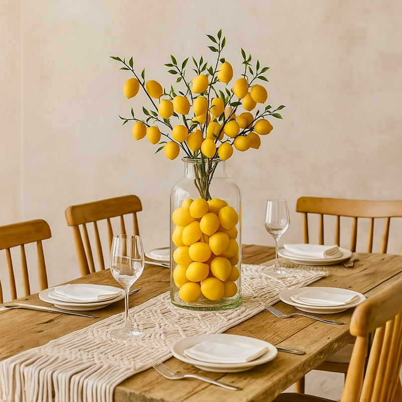 Artificial Lemon Branches