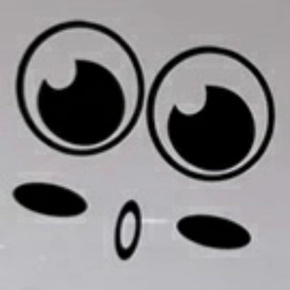 Funny Bathroom Vinyl Decal: Toilet Decor Sticker