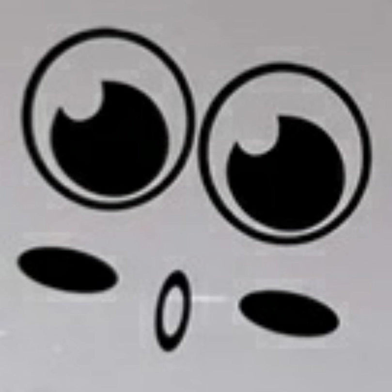 Funny Bathroom Vinyl Decal: Toilet Decor Sticker