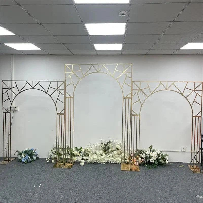Geometric Arch Wedding Backdrop Decor Stand