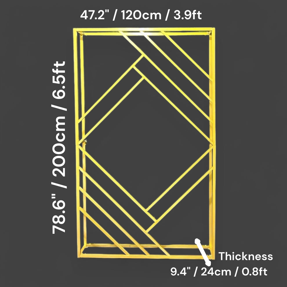 Geometric Square Prop Wedding Stage Backdrop – Décor Maniacs