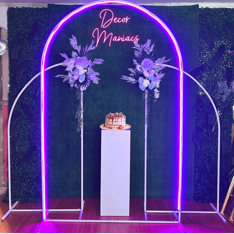 Gold Wedding Arch Decoration Backdrop 3-Piece