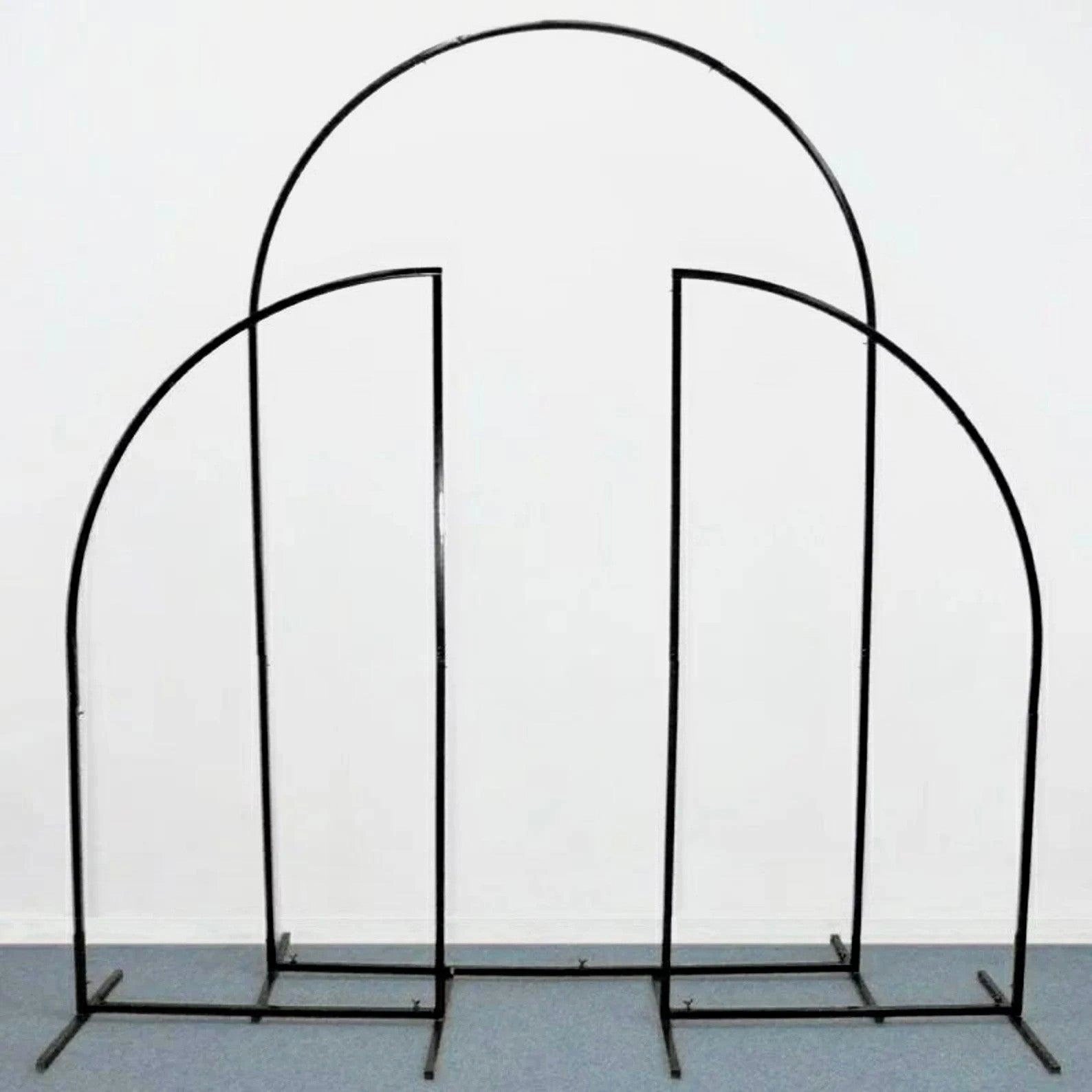 Gold Wedding Arch Decoration Backdrop 3-Piece