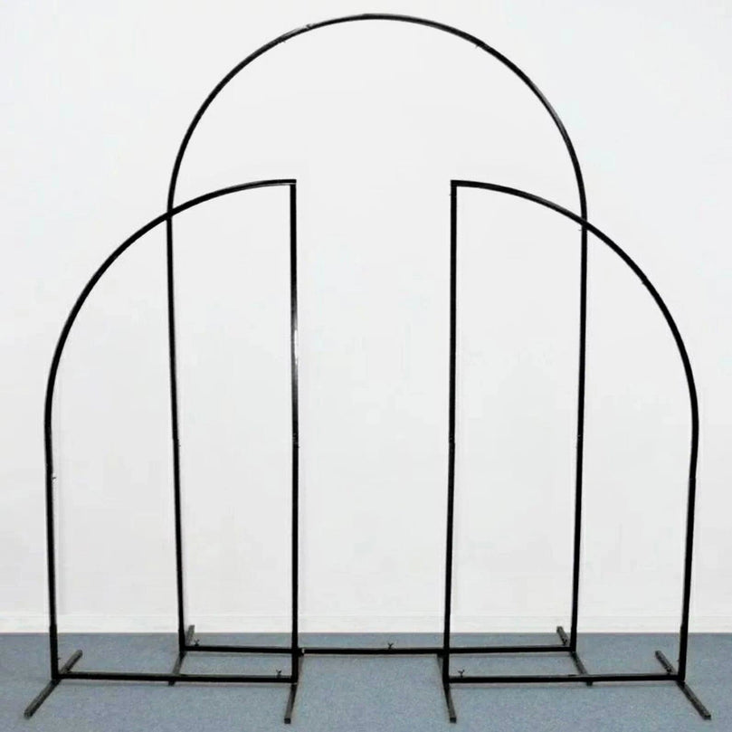 Gold Wedding Arch Decoration Backdrop 3-Piece