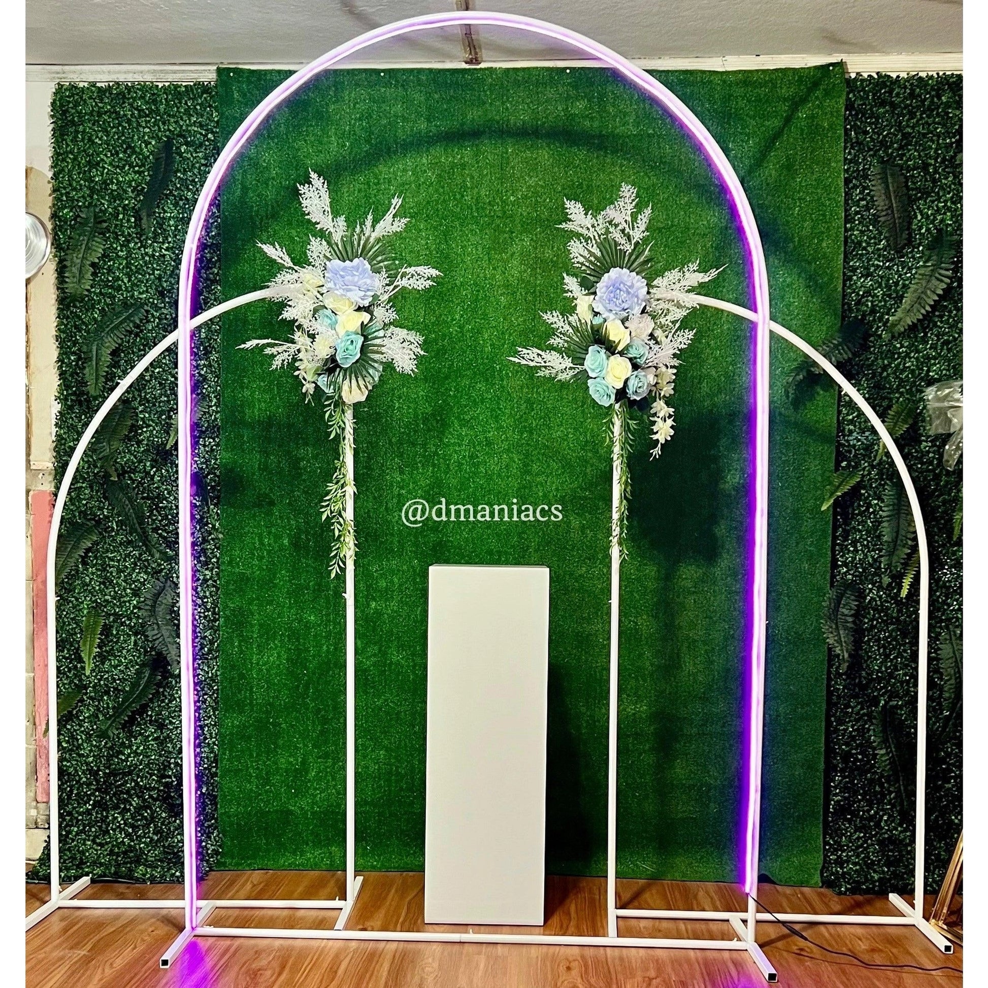 Gold Wedding Arch Decoration Backdrop 3-Piece