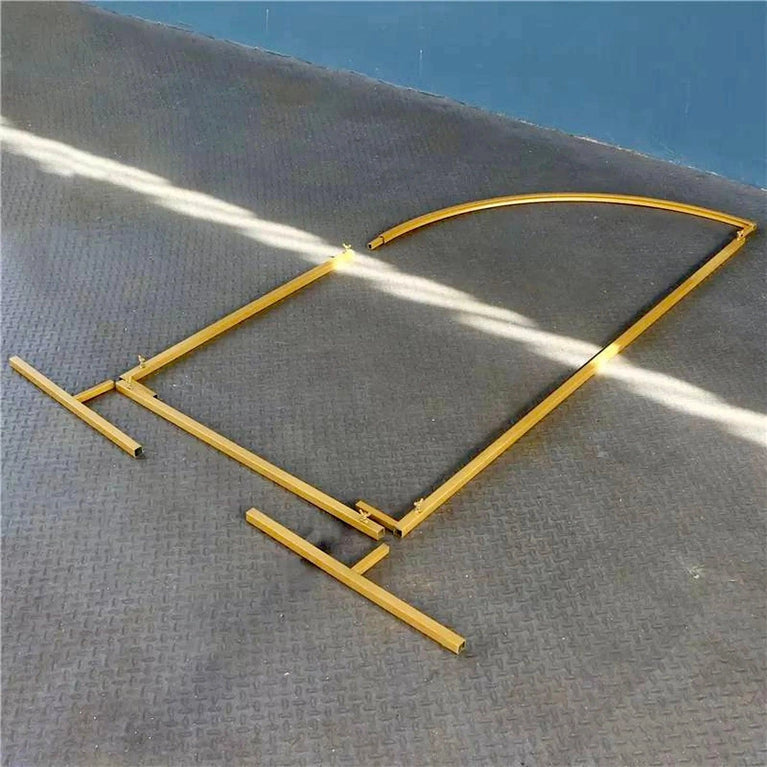 Gold Wedding Arch Decoration Backdrop 3-Piece