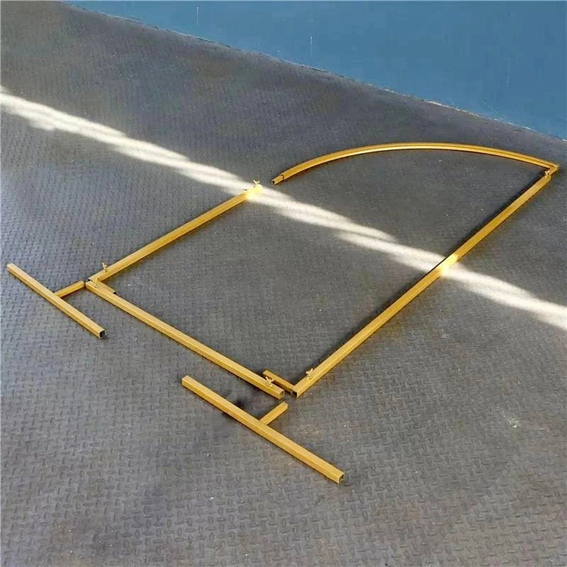 Gold Wedding Arch Decoration Backdrop 3-Piece