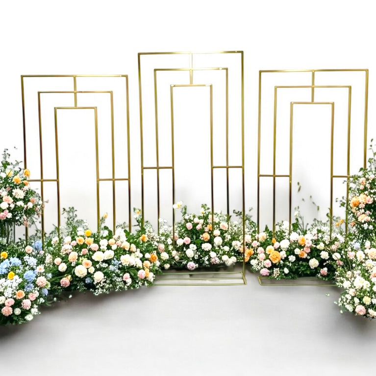 Square Wedding Party Decor Backdrop Stand