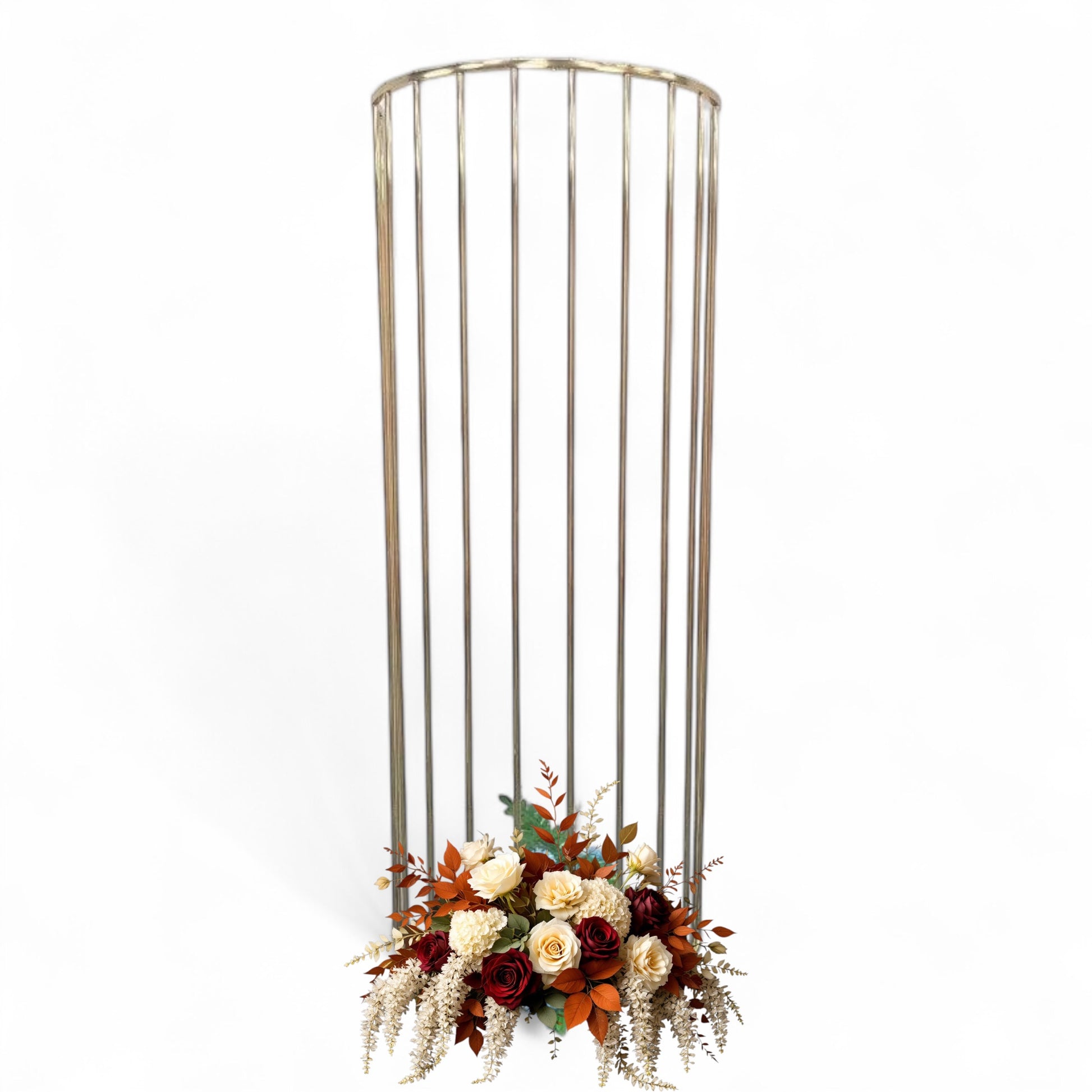 Shiny Gold Fencing Wedding Backdrop Decor Prop