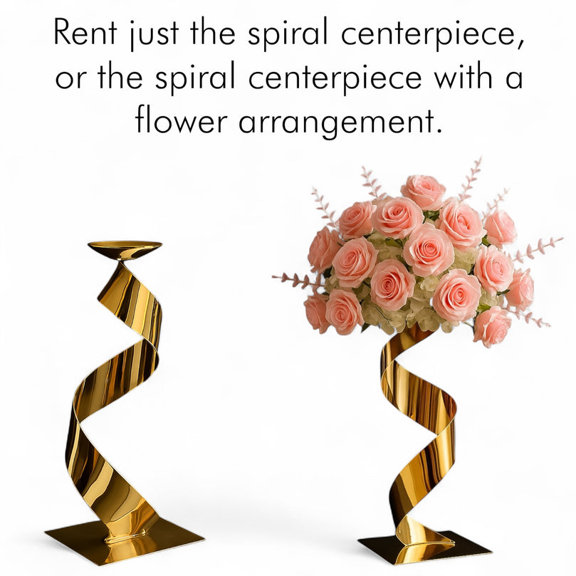 Spiral Centerpiece for Rent