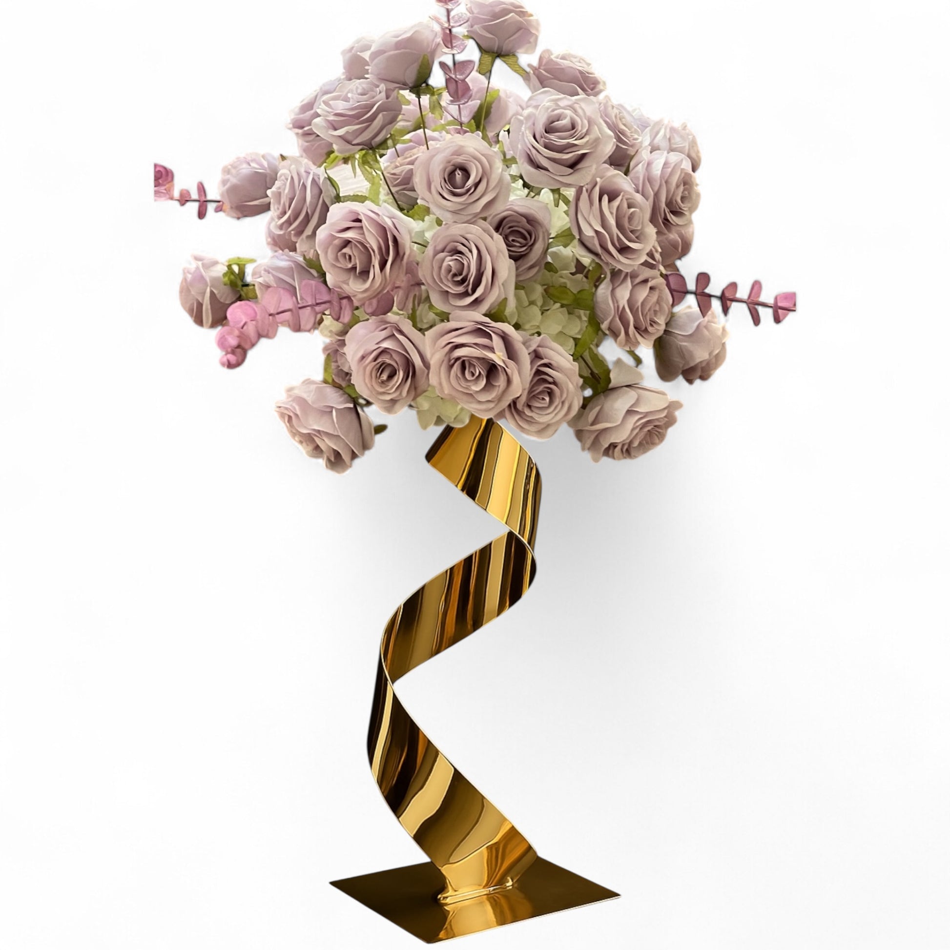 Spiral Centerpiece Rental For Wedding and Party Table Decor