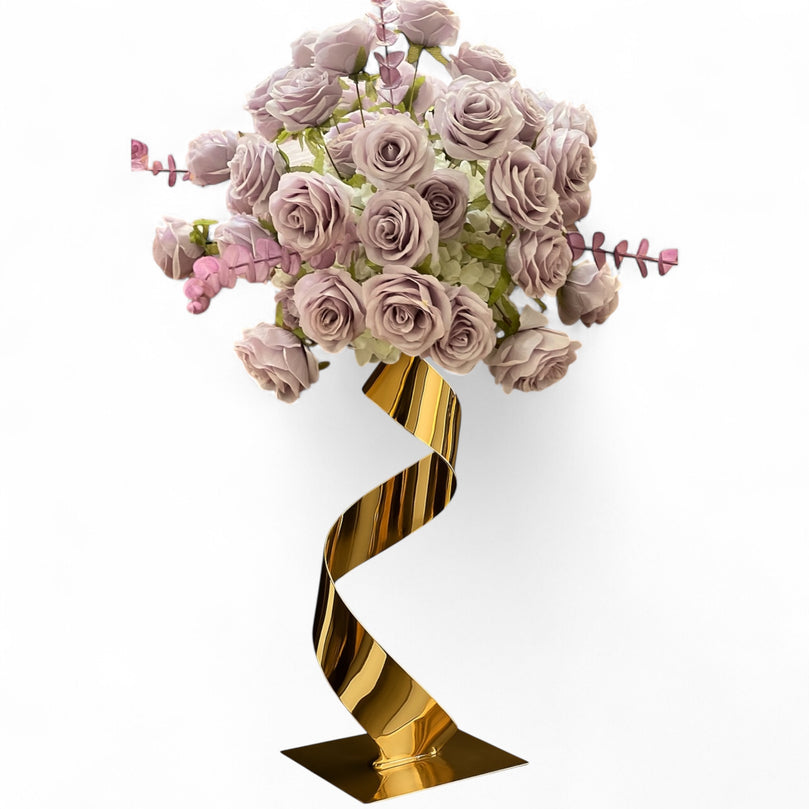 Spiral Centerpiece Rental For Wedding and Party Table Decor