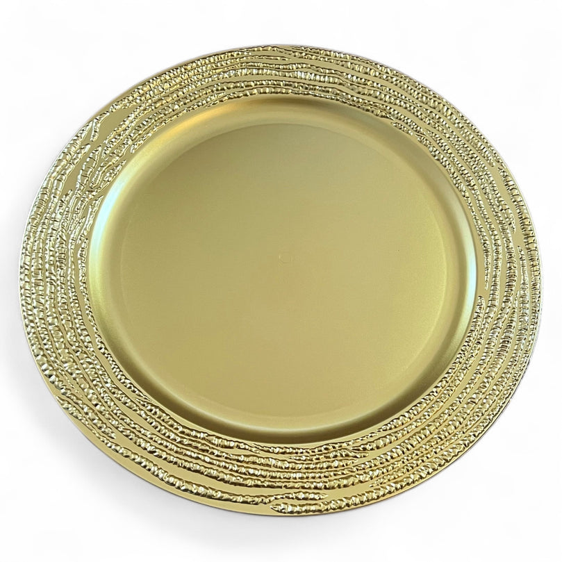 GRAIN Gold Charger Plates 6-Pack