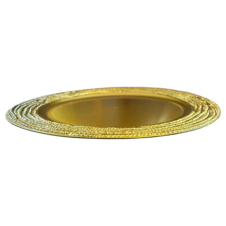 GRAIN Gold Charger Plates 6-Pack