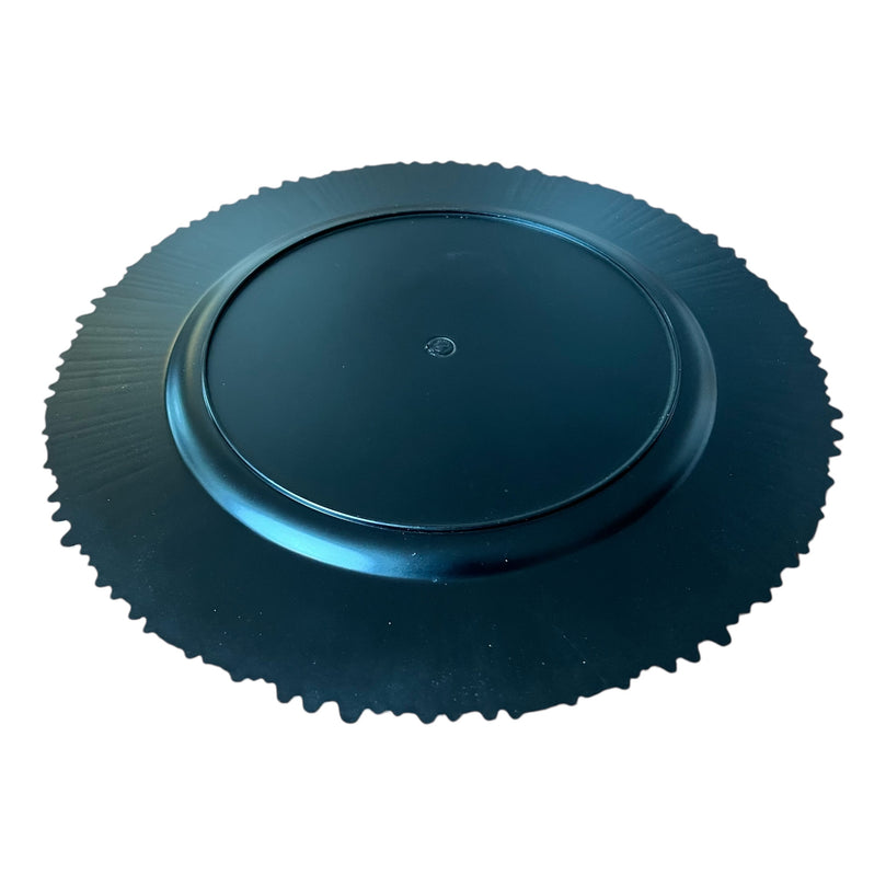 FLARE Gold Charger Plates 6-Pack | 13 Inch Dinnerware Set