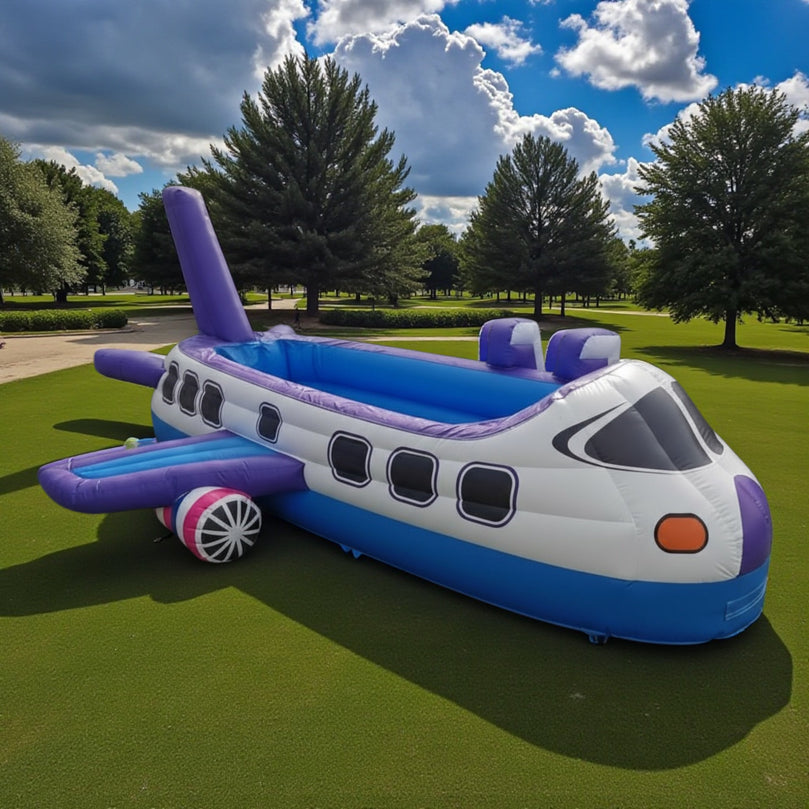 JetSplash Airlines Inflatable Water Pool for Rent - 26x16 Ft