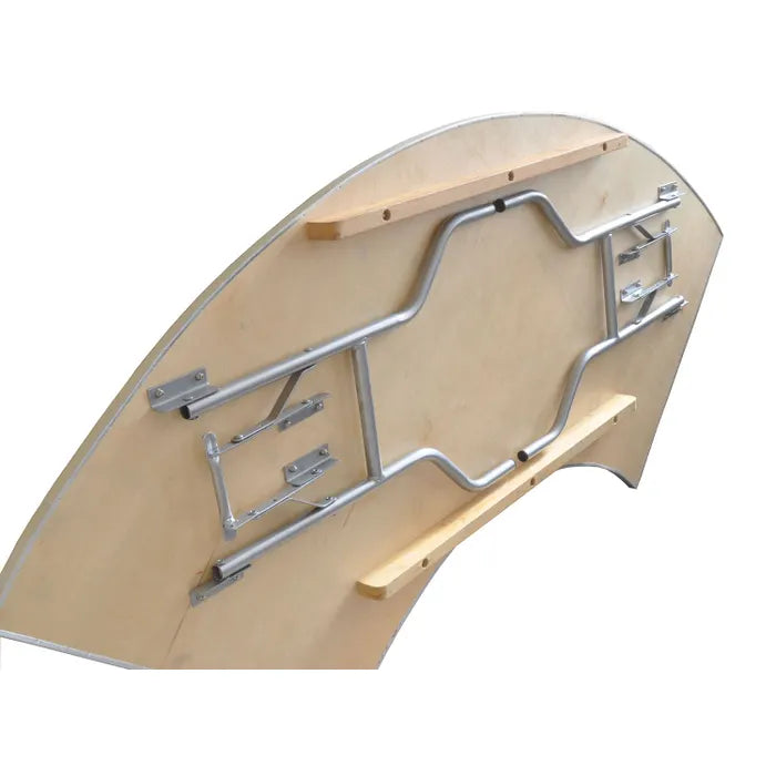 7.25 Ft Serpentine Table Rental | Curved Wedding Table MA