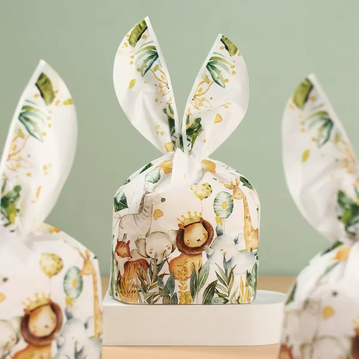 Jungle themed goodie bags