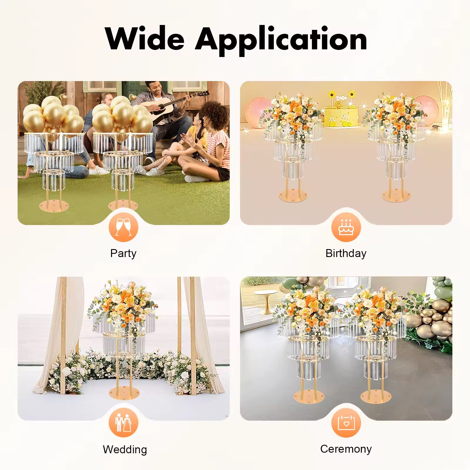 Luxe Crystal Centerpiece