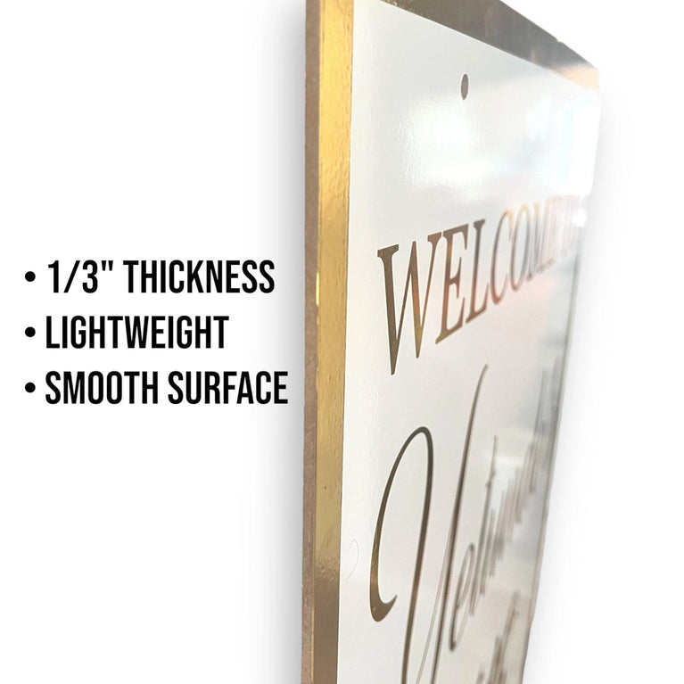 Personalized 20 x 30" Wedding Welcome Sign