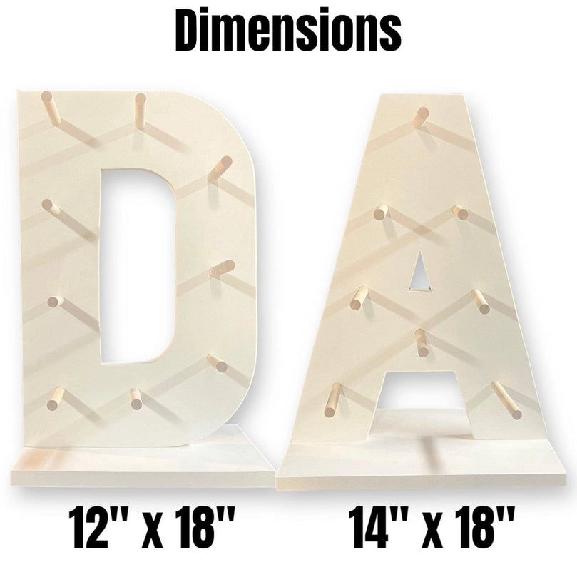 Personalized "DAD" Donut Wall - Father's Birth Day Treat Stand