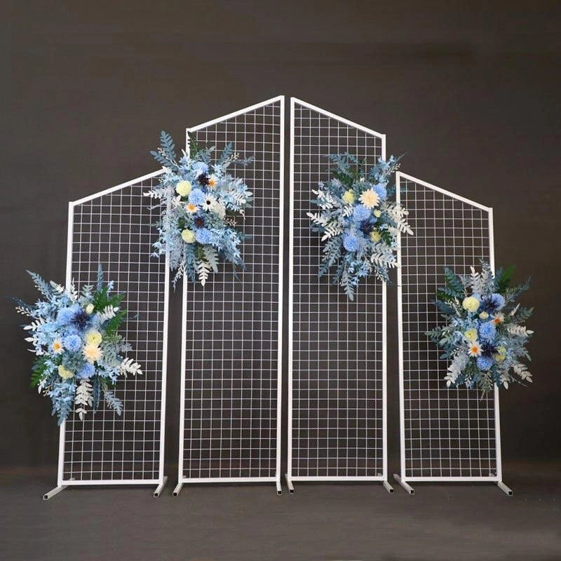 Rocket 4-Piece Geometric Grid Wedding Backdrop