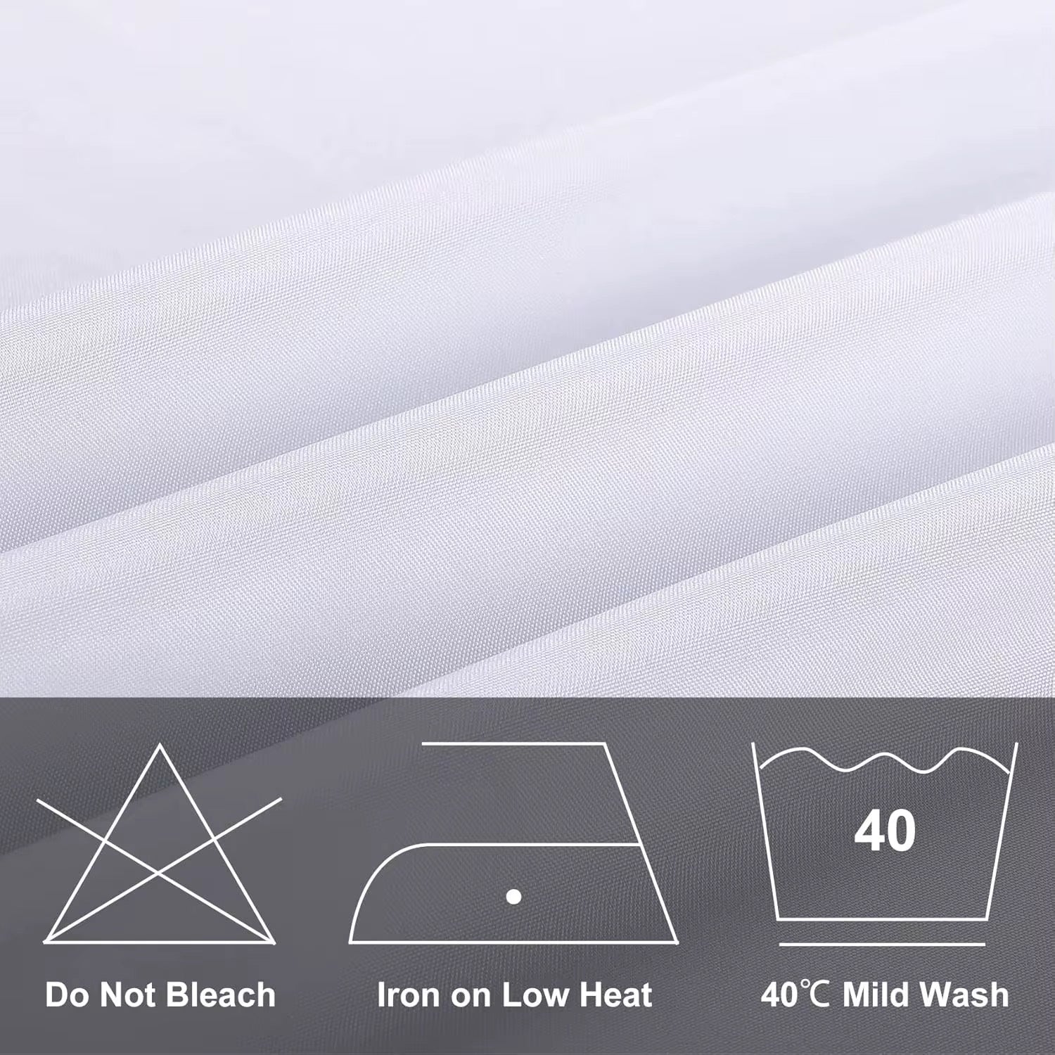 Round Tablecloth 120" Polyester White for Rent