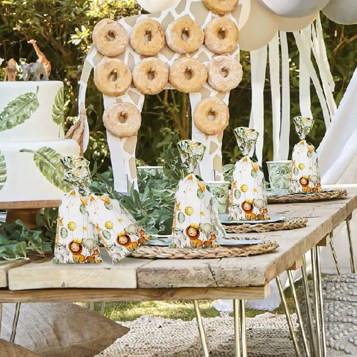 Jungle themed goodie bags
