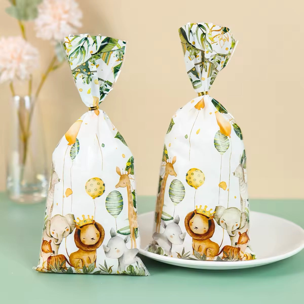 Jungle themed goodie bags