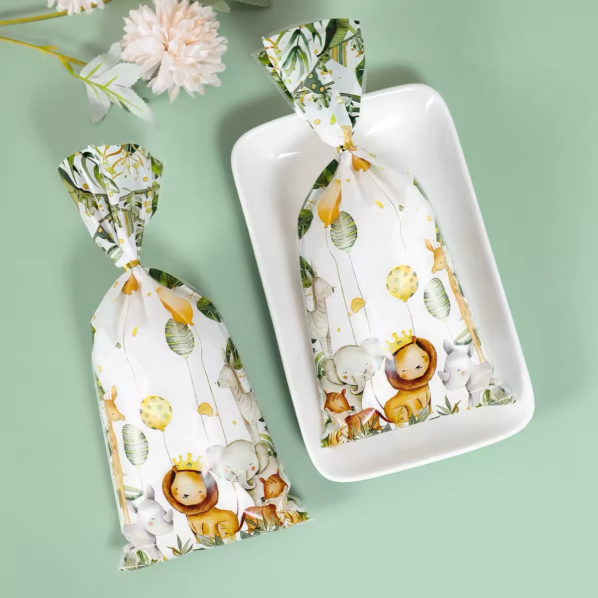 Jungle themed goodie bags