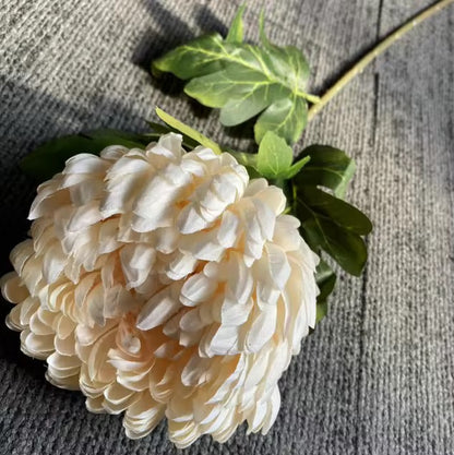 Single Stem Silk Chrysanthemum | 29" Real Touch Faux Flower
