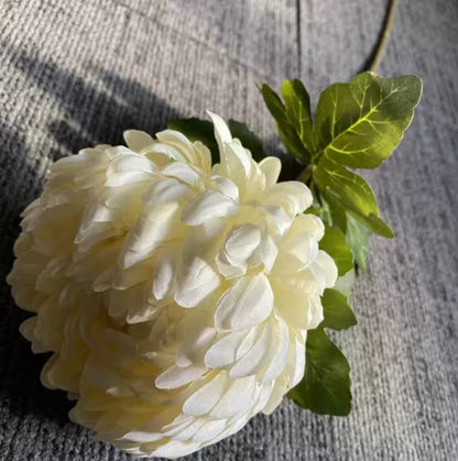 Single Stem Silk Chrysanthemum | 29" Real Touch Faux Flower