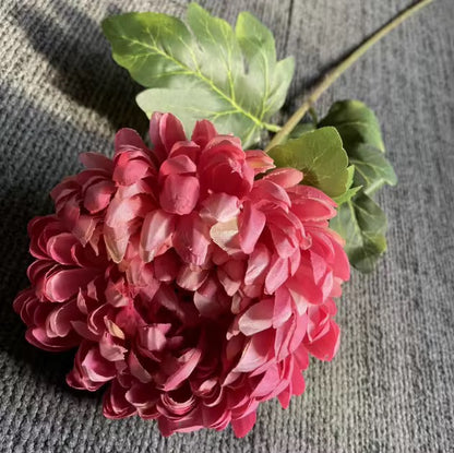 Single Stem Silk Chrysanthemum | 29" Real Touch Faux Flower