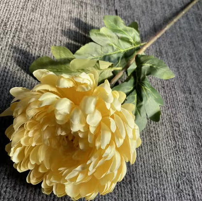 Single Stem Silk Chrysanthemum | 29" Real Touch Faux Flower