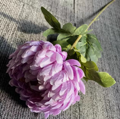 Single Stem Silk Chrysanthemum | 29" Real Touch Faux Flower