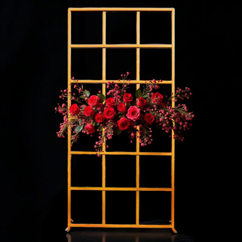 Square Grid 6FT Wedding Backdrop Stand