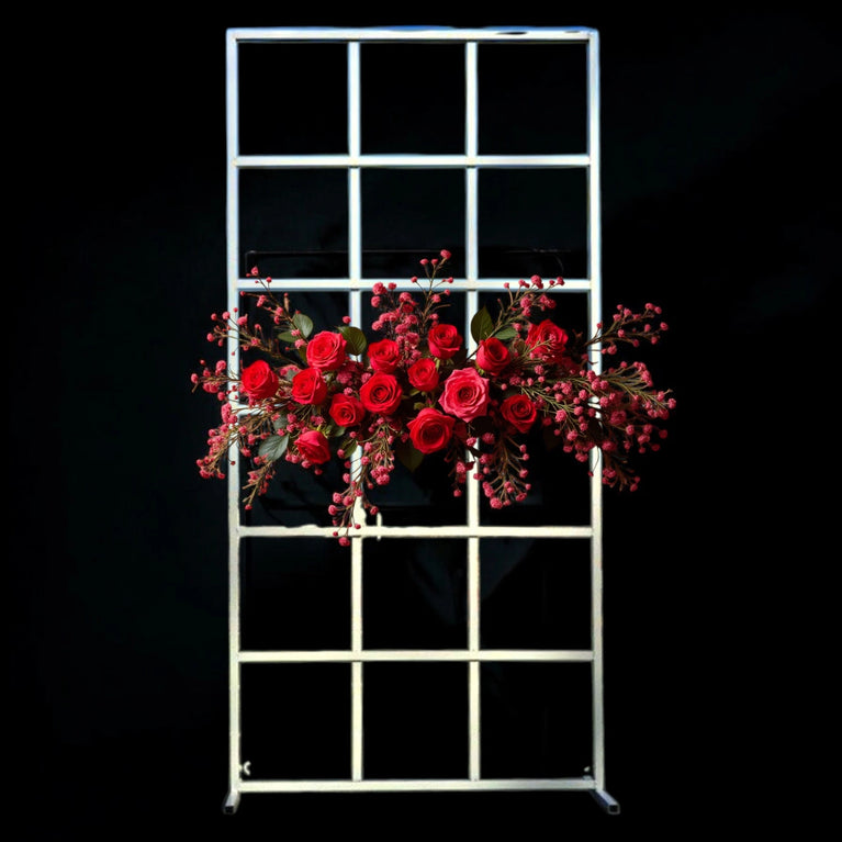 Square Grid 6FT Wedding Backdrop Stand
