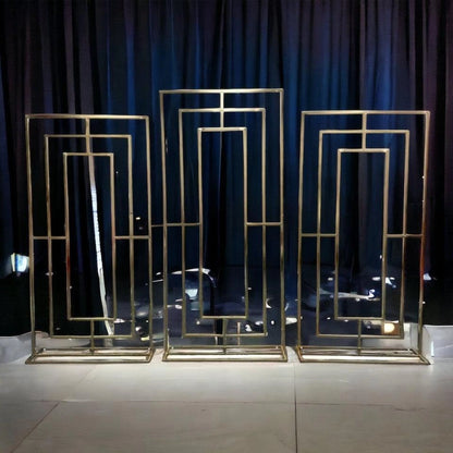 Square Wedding Party Decor Backdrop Stand