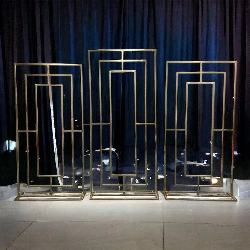 Square Wedding Party Decor Backdrop Stand