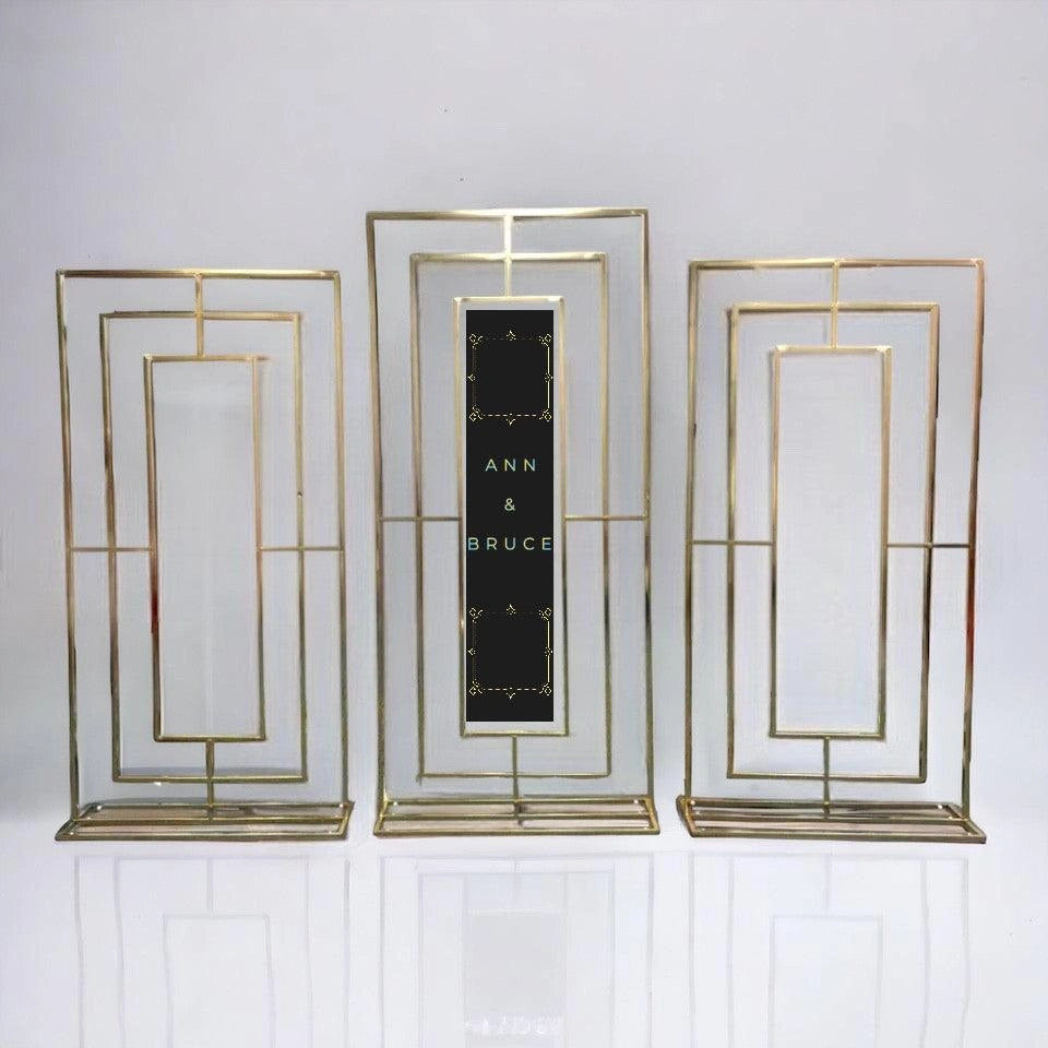 Square Wedding Party Decor Backdrop Stand