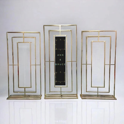 Square Wedding Party Decor Backdrop Stand