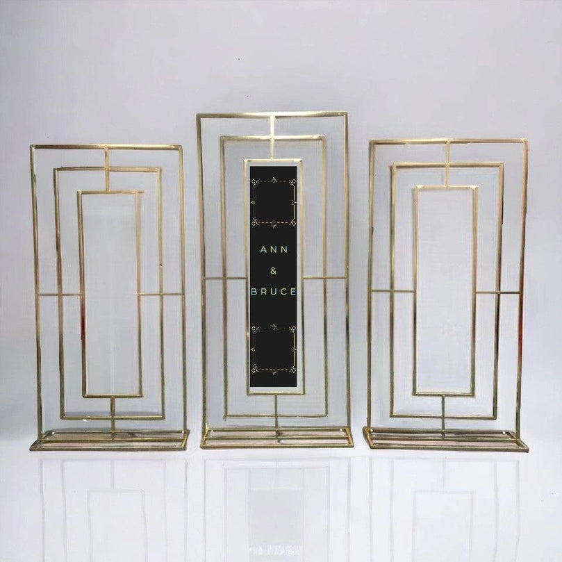 Square Wedding Party Decor Backdrop Stand