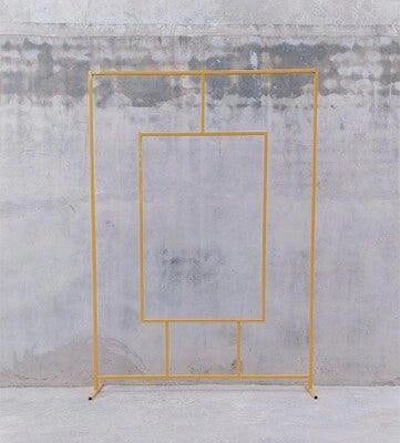 Square Wedding Welcome Sign 6.5ft Backdrop