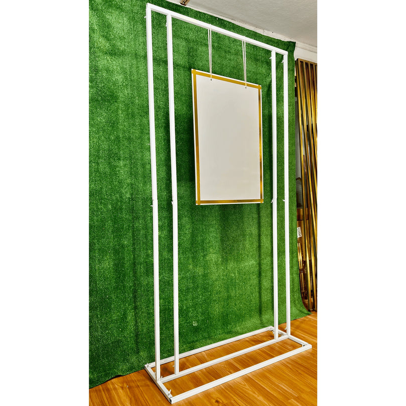 Square Wedding Welcome Sign Backdrop Stand