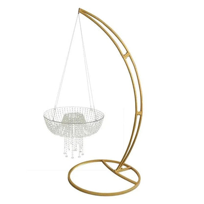 Suspended Acrylic Wedding Cake Stand with 6.8ft Hanging Frame