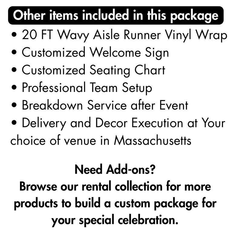 The Sculpted Opulence Luxury Event Decoration Package | MA