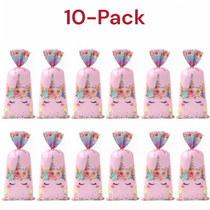 Unicorn Favor Bags 10-Pack