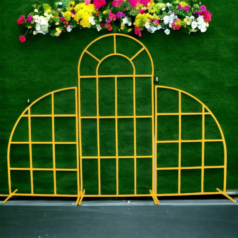 Wedding Backdrop Grid Arch Flower Stand